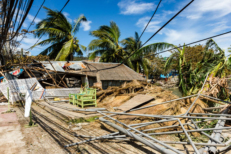 Typhoon crisis in the Philippines