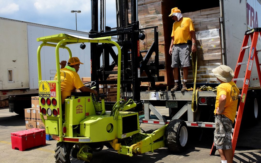 Oklahoma Baptist Disaster Relief Volunteers help prepare 70,000 meals in La.