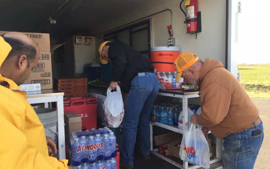 Okla. Baptist Disaster Relief provides aid to those fighting wildfires