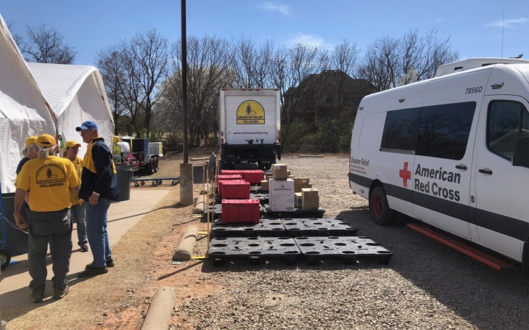 Oklahoma Baptist Disaster Relief Provides Meals to First Responders, Wildfire Victims